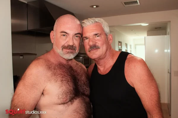 Daddy Patrick Devours Maxxx Schlong's Monster Cock in Squirt Studios Debut Gay Porn