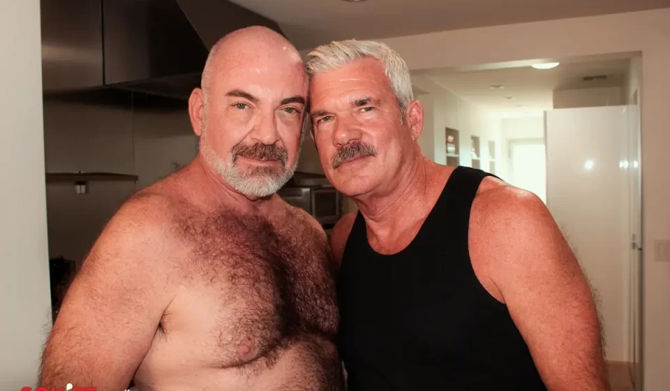 Daddy Patrick Devours Maxxx Schlong's Monster Cock in Squirt Studios Debut Gay Porn