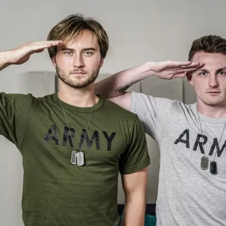 Daniel Evans & Kyle Harper: Two Servicemen Indulge In Gay Sex Gay Porn