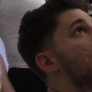 Dex's Mouth and Hole Dripping Cum in New Sketchy Sex Gang-Bang Gay Porn