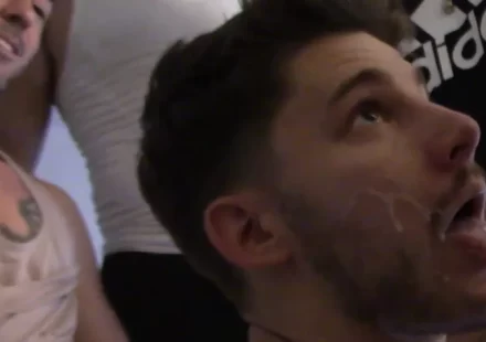 Dex's Mouth and Hole Dripping Cum in New Sketchy Sex Gang-Bang Gay Porn