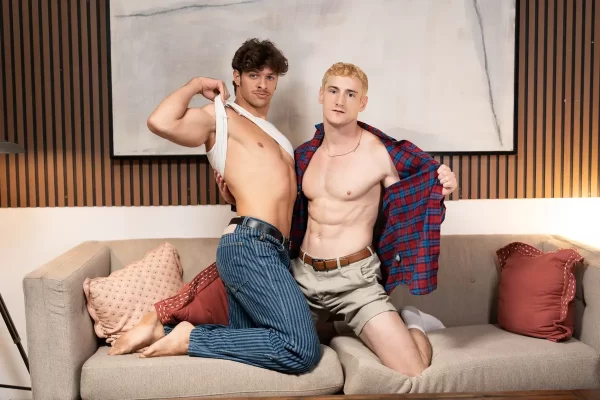 Don't Miss Tommy Parker & Mu In MENs Can't Wait To Cum! Gay Porn