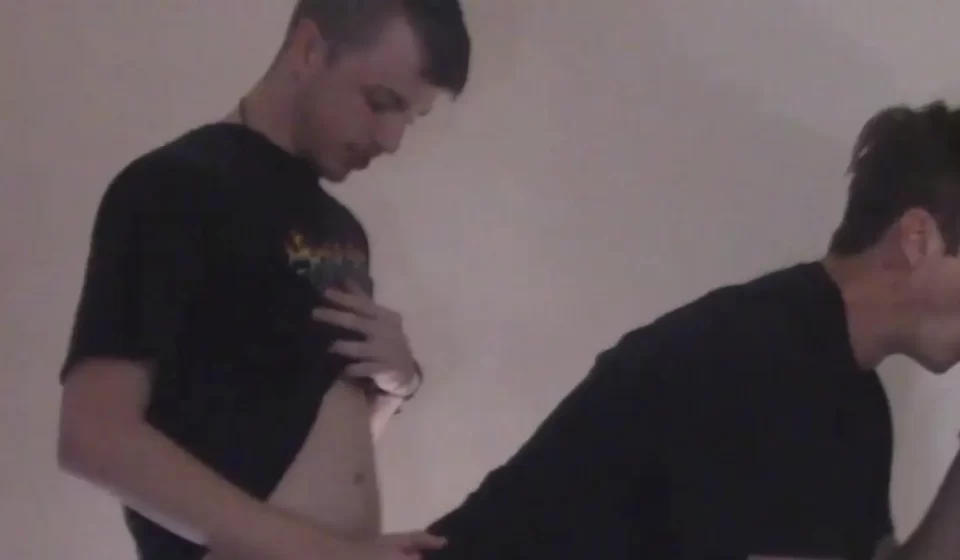 Double Anal Domination: Face Down Ass Up's Hottest Newcomer Takes Two Cocks Like a Pro Gay Porn