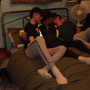 Hung Young Brit: Cassian Twink, Elliot Thomas, and Kyle Davies Heat Up the Funfair Gay Porn