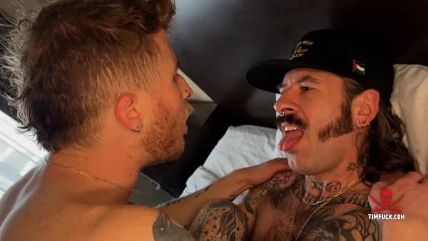 Jack Darling and the Tatted Fag's Intense Bareback Session For TIM Gay Porn