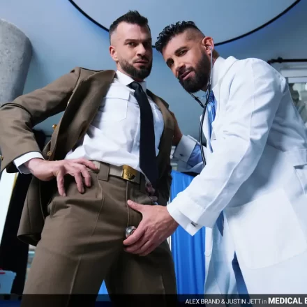 Military Man & Doctor: Alex Brand & Justin Jett In Medical Exam by MenAtPlay Military Man & Doctor: Alex Brand & Justin Jett In Medical Exam by MenAtPlay Gay Porn