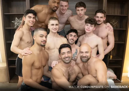 Rogelio Fierce & Nico Coopa Lead an Unforgettable Cum Dump Orgy on Bareback Plus Gay Porn