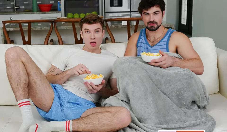 Twinks Mike Monroe and Caden Dior Explore Gay Family Taboo on Brother Crush Gay Porn