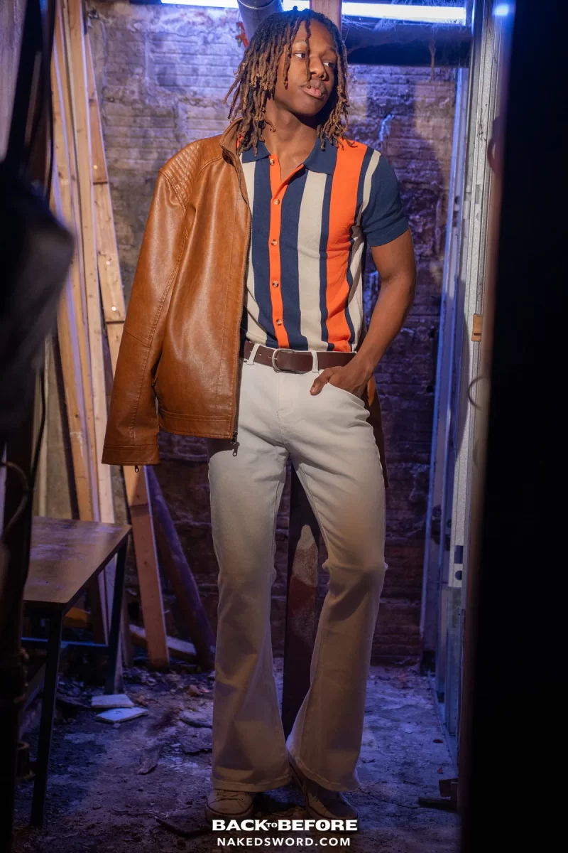 Back to Before: Jade Desir & Joe Vanni's Raw 70s Alley Encounter Gay Porn 1