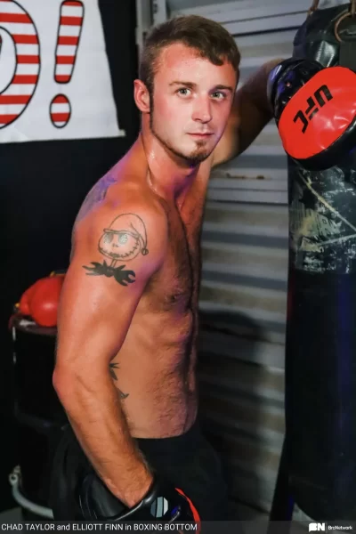 Chad Taylor & Elliott Finn's Raw Boxing Session Gay Porn 11