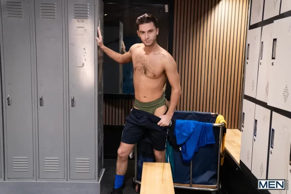Channing Flynn & Christopher White in Varsity Heat: A Locker Room Fantasy! Gay Porn 9