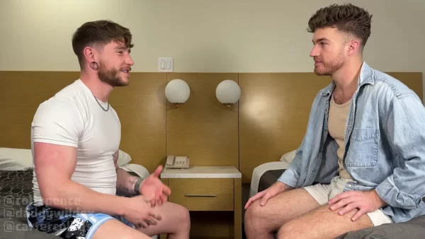 Double Stuffed Stepbrother Drama: Christian Wilde & Colt Spence Heat Gay Porn