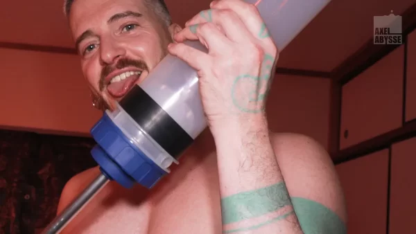 Fist Deep in Ecstasy: Brad Finick & Axel Abysse's Squirting Air Fart Finale Gay Porn