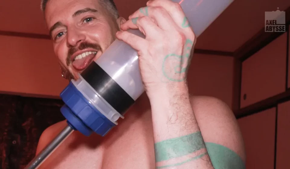 Fist Deep in Ecstasy: Brad Finick & Axel Abysse's Squirting Air Fart Finale Gay Porn