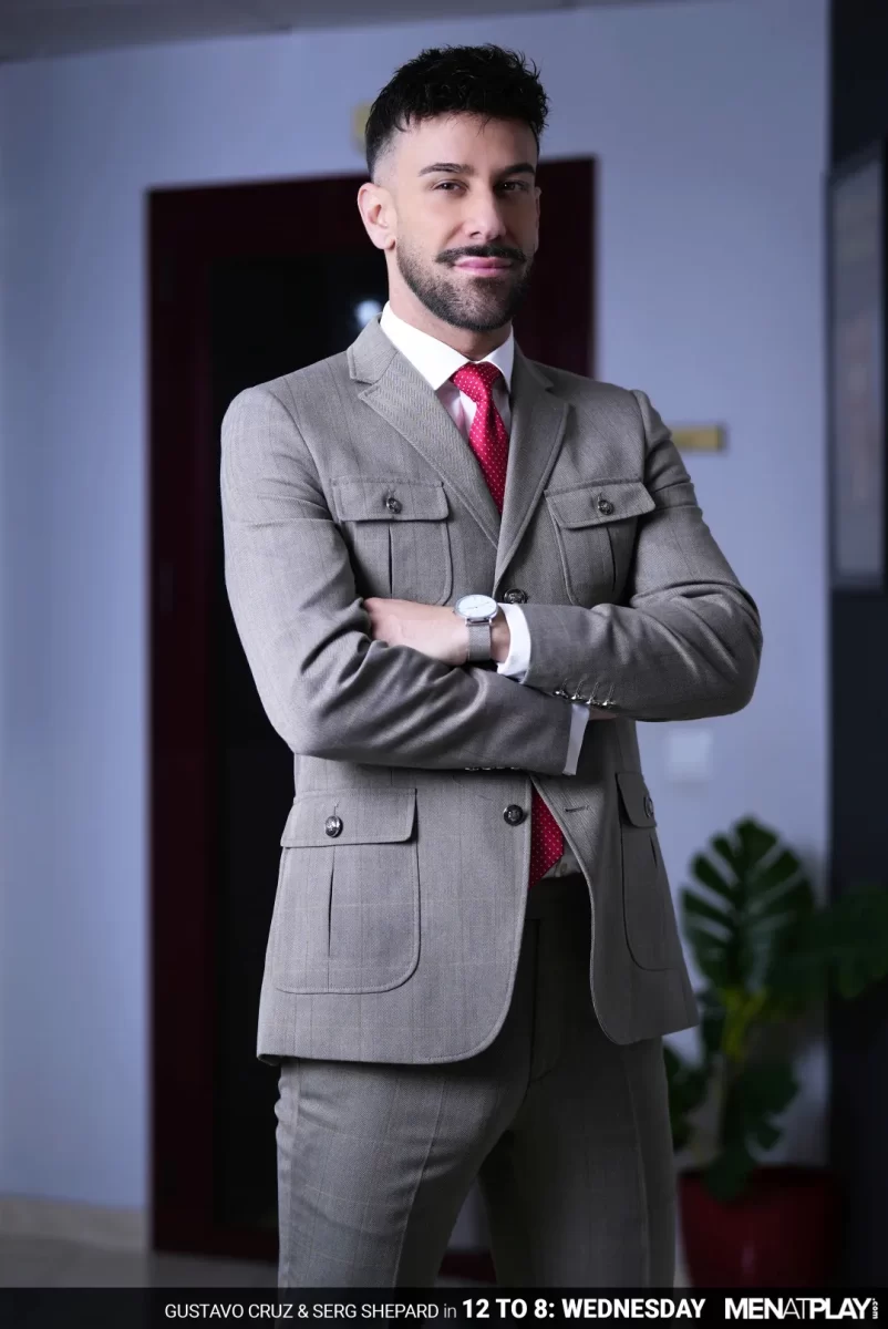 Gustavo Cruz & Serg Shepard: Office Intruder Fantasy at MenAtPlay Gay Porn 5