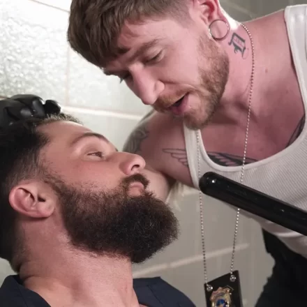 Intense BDSM With Colt Spence & Heath Halo: Two Cops, One Sizzling Story Gay Porn