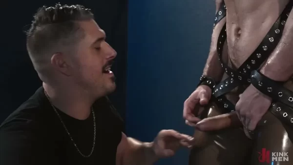 KinkMen Launches Intense Gay BDSM Episode with Eddie Patrick & WoodxBound 🔥 Gay Porn 41
