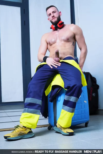 Ready To Fly: Mika Ayden's Hardcore Suit Sex With Ridick Gay Porn 5