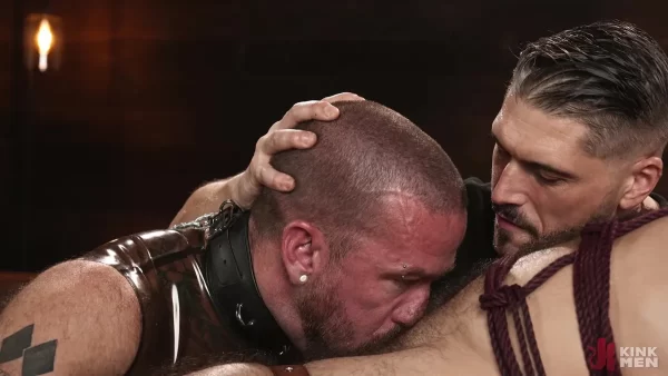 The Best KinkMen Edging: Drew Valentino, Jayson Parker & WoodxBound Gay Porn 8