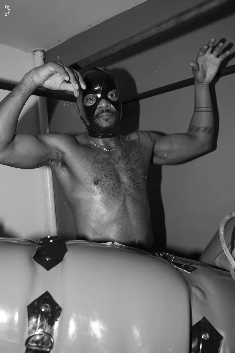 A Night in Red Latex: Sir Malice & Daimon Prince's Sensual Submission Gay Porn 6