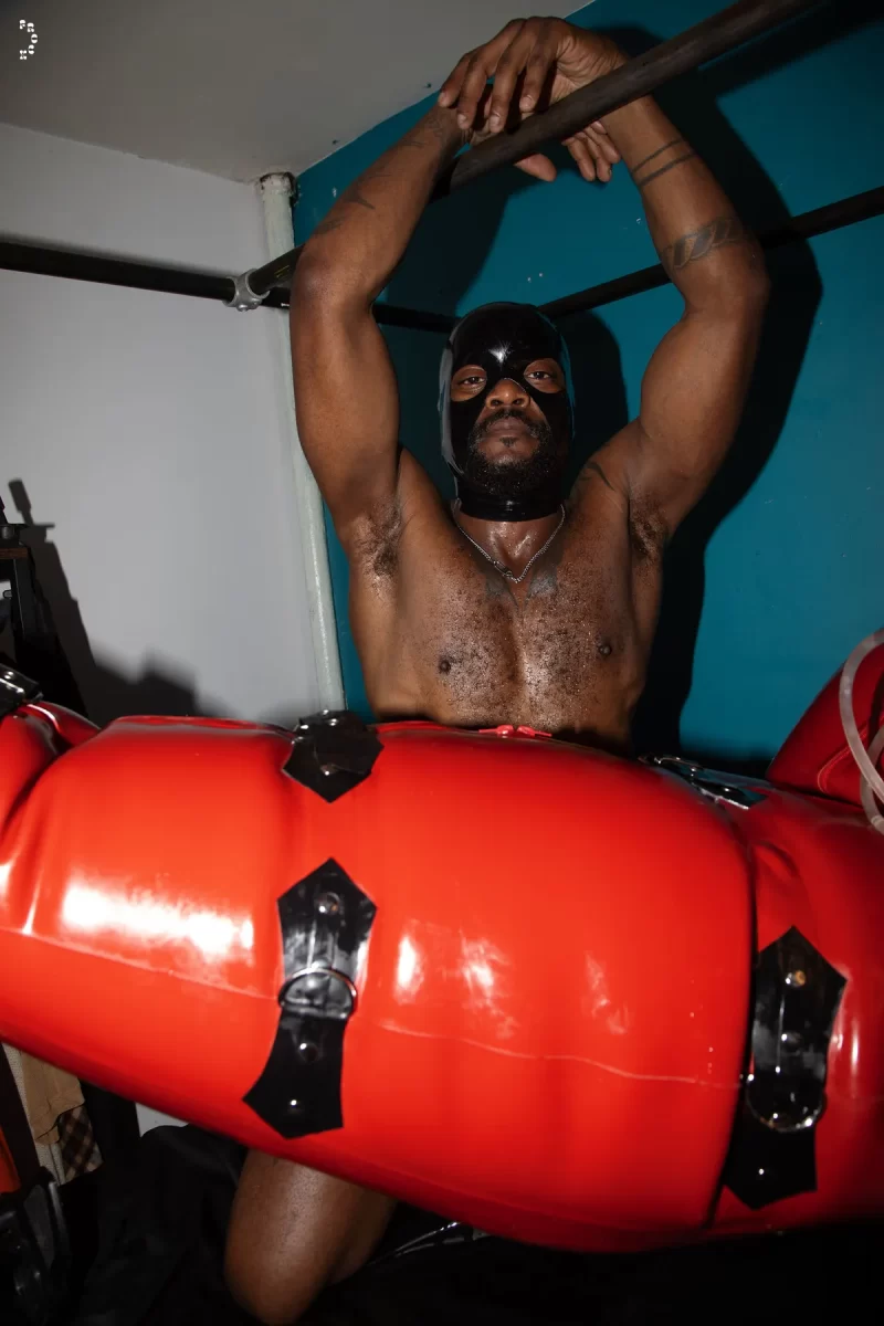 A Night in Red Latex: Sir Malice & Daimon Prince's Sensual Submission Gay Porn 7