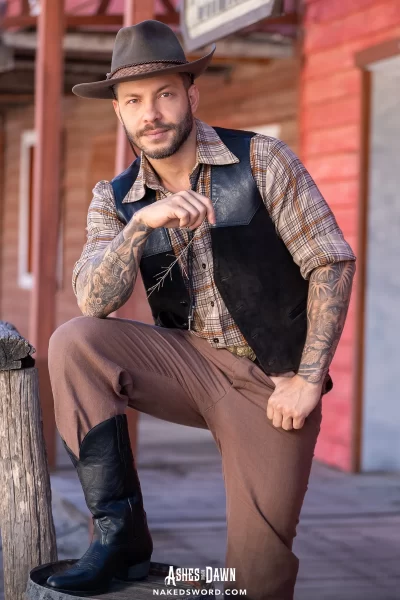 Ashes Before Dawn: Paddy O'Brian & John Brachalli's Wild Frontier Fling Gay Porn 5
