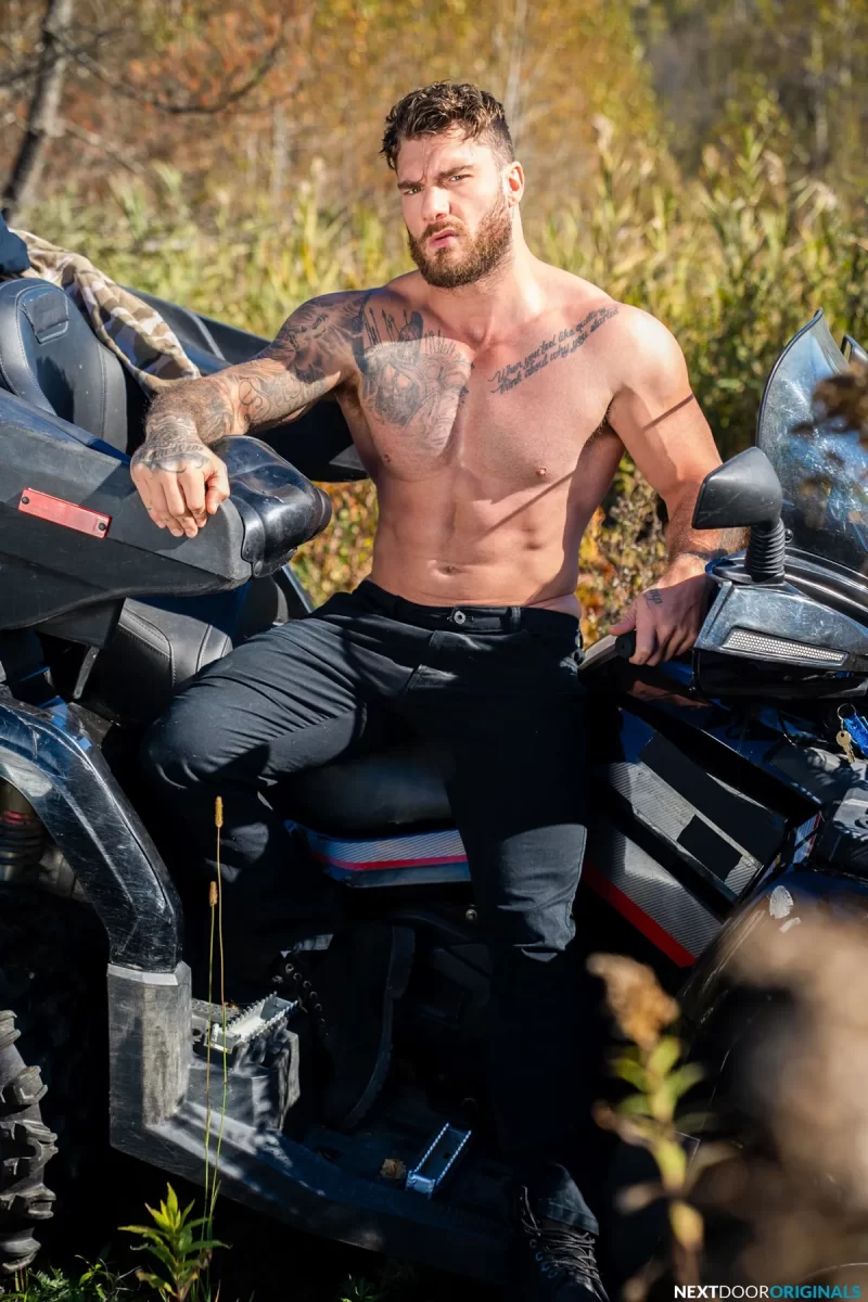ATV Experience with William Seed & Edward Terrant: Raw Ride in the Woods Gay Porn 1