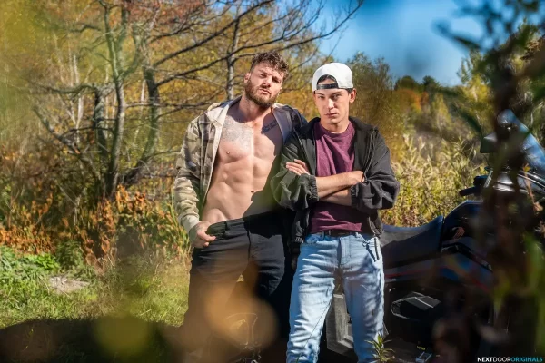 ATV Experience with William Seed & Edward Terrant: Raw Ride in the Woods Gay Porn 6