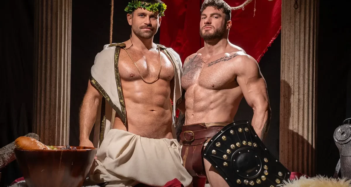 Beau Butler & William Seed's Bareback Night of Gladiators and Governors Gay Porn