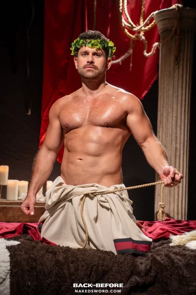 Beau Butler & William Seed's Bareback Night of Gladiators and Governors Gay Porn 1