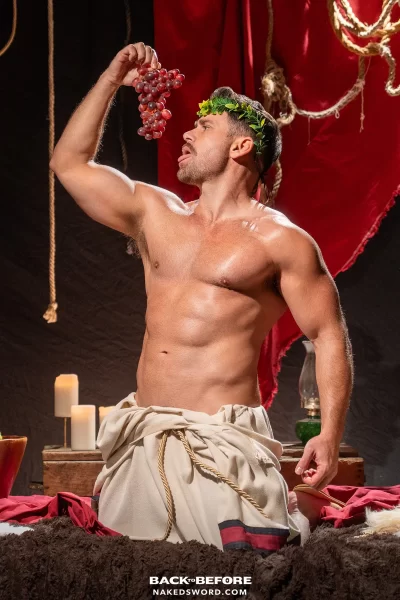 Beau Butler & William Seed's Bareback Night of Gladiators and Governors Gay Porn 2