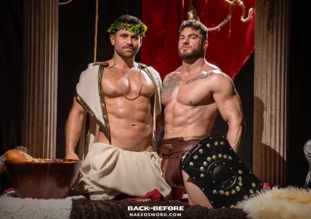 Beau Butler & William Seed's Bareback Night of Gladiators and Governors Gay Porn