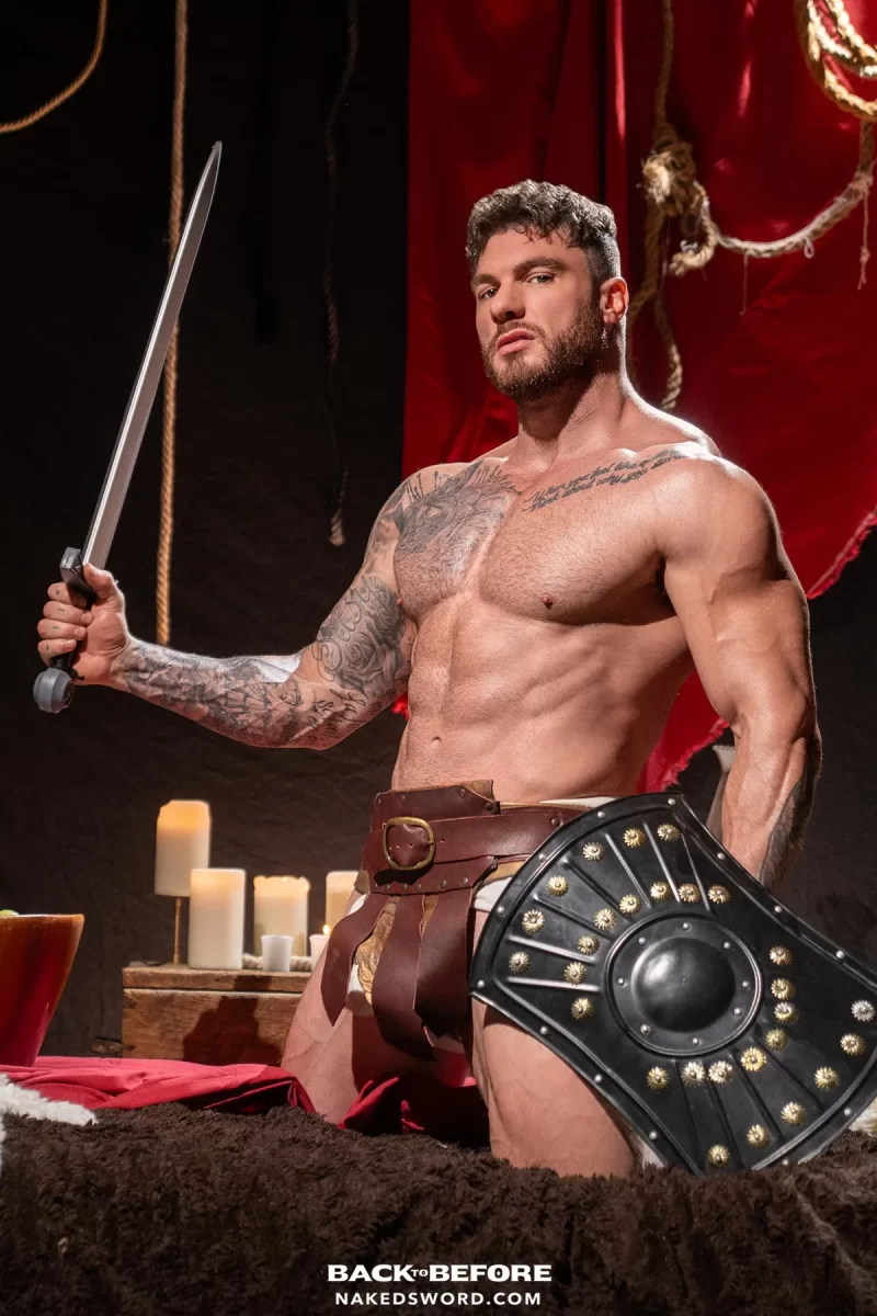 Beau Butler & William Seed's Bareback Night of Gladiators and Governors Gay Porn 5