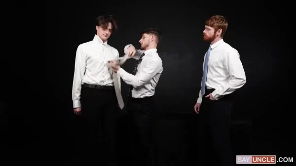 Big Red's Includes Archer Black & Dex Devall In His Special Circle Gay Porn 3