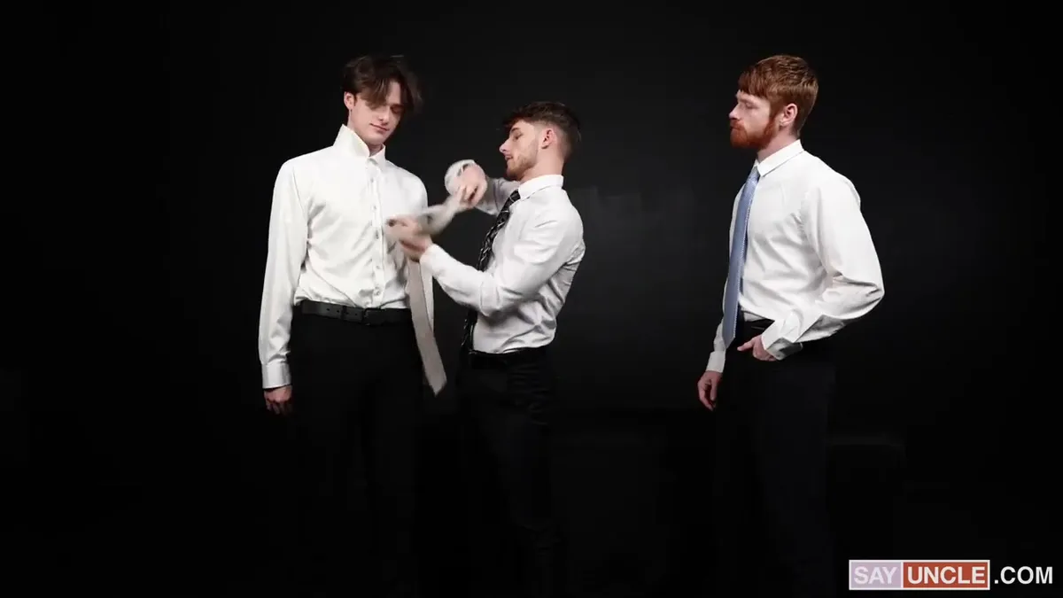 Big Red's Includes Archer Black & Dex Devall In His Special Circle Gay Porn 3