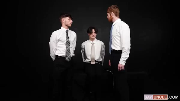 Big Red's Includes Archer Black & Dex Devall In His Special Circle Gay Porn