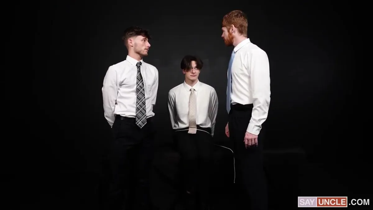 Big Red's Includes Archer Black & Dex Devall In His Special Circle Gay Porn