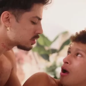 Curly Hunk Gets His Heat on With Beefy Markin Wolf Gay Porn