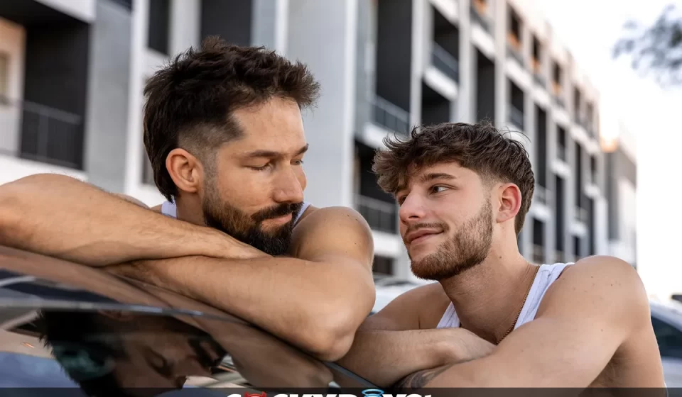Dreamy Neighbor Dudes Eddie Patrick & Dex Devall Fuck Gay Porn
