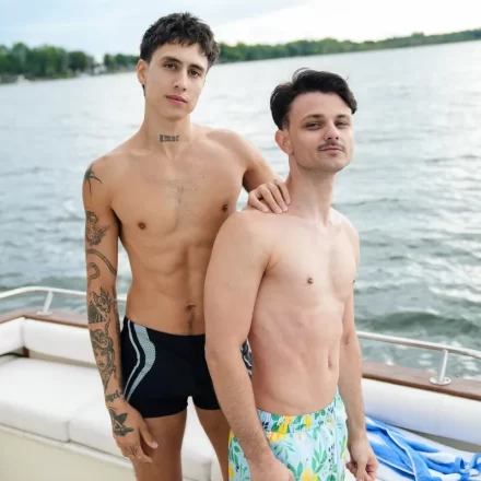 Enzo Muller & Angel Elias's Boating Bang Gay Porn