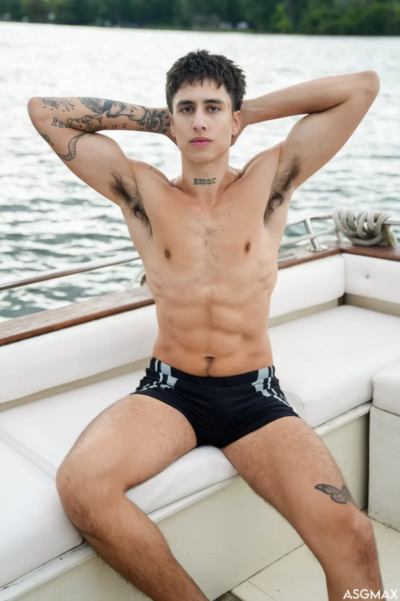 Enzo Muller & Angel Elias's Boating Bang Gay Porn 5