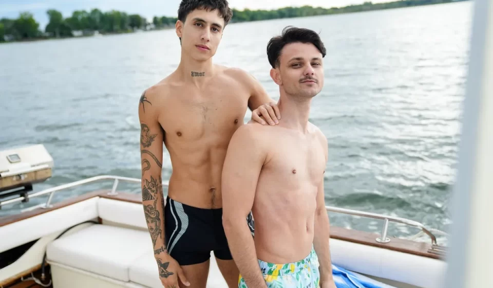 Enzo Muller & Angel Elias's Boating Bang Gay Porn