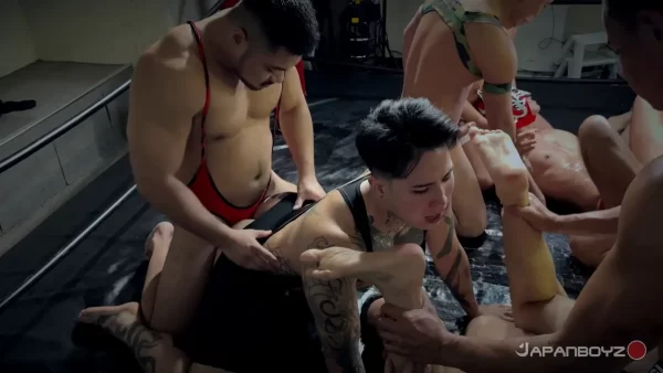 G1-Gay Grand Prix, Round One: A Race to Climax! Gay Porn 3