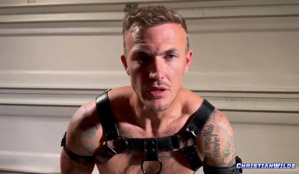 Hot Minutes in Christian Wilde's Leather Heaven Gay Porn