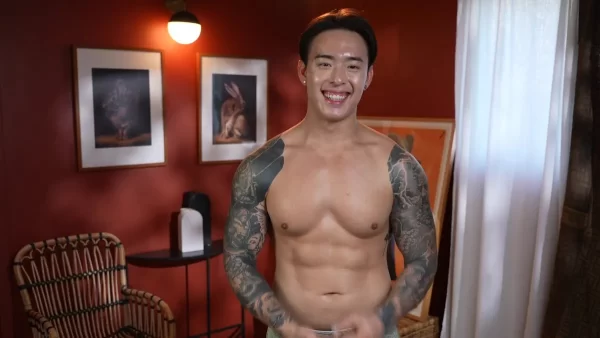 New Breed: Titus Low & Ken Ott - Two Beauties, One Bareback Explosion Gay Porn 3