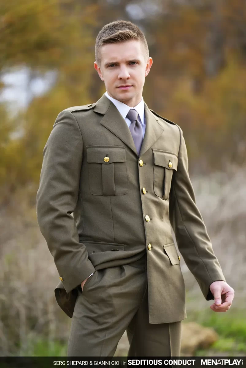 Seditious Conduct: Gianni Gio & Serg Shepard's Outdoor Encounter 🌴 💥 Gay Porn 13