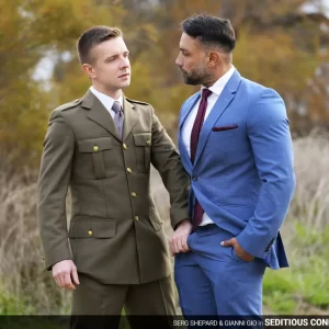 Seditious Conduct: Gianni Gio & Serg Shepard's Outdoor Encounter 🌴 💥 Gay Porn