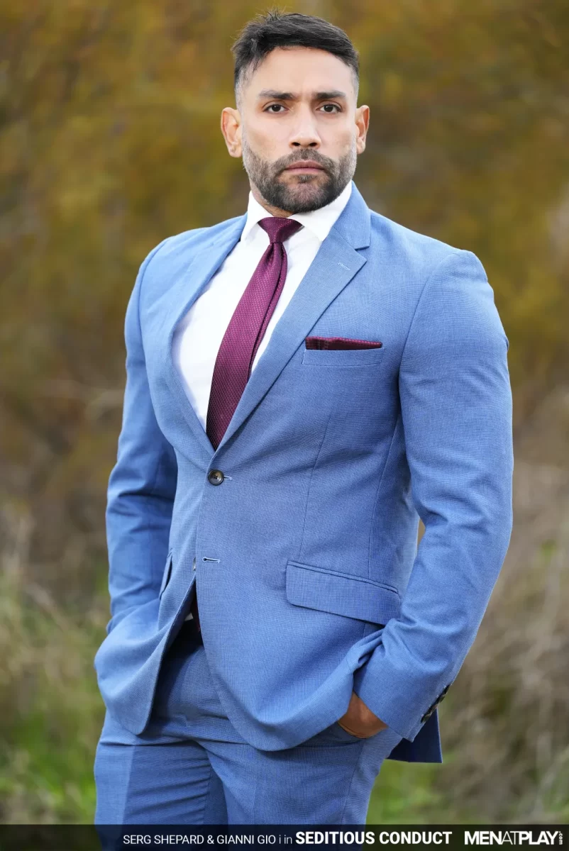 Seditious Conduct: Gianni Gio & Serg Shepard's Outdoor Encounter 🌴 💥 Gay Porn 5