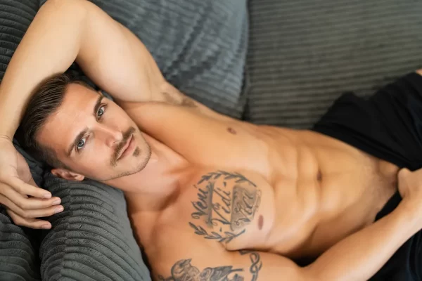 Sexy Brits Jacob & Jaxx in their Hottest Hookup Gay Porn 14