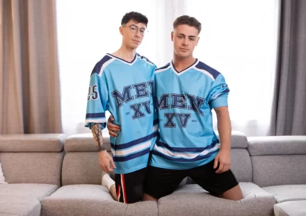 Straight Hockey Bros: Cole Black & Vincent O'Reilly Gay Porn